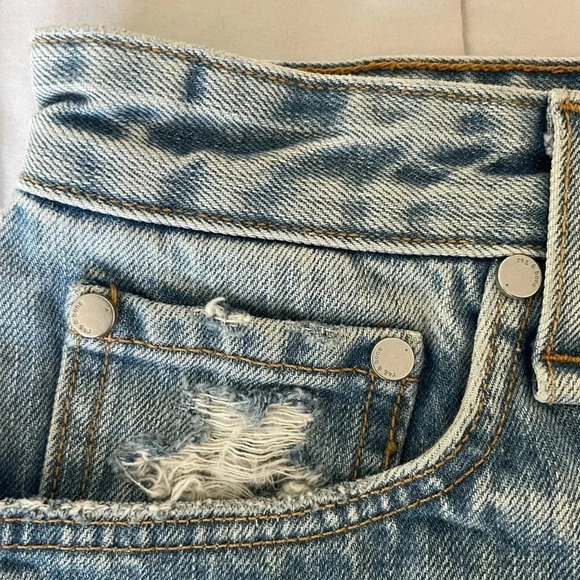 Rag & Bone front zip denim mini skirt in Mandy - Picture 9 of 14